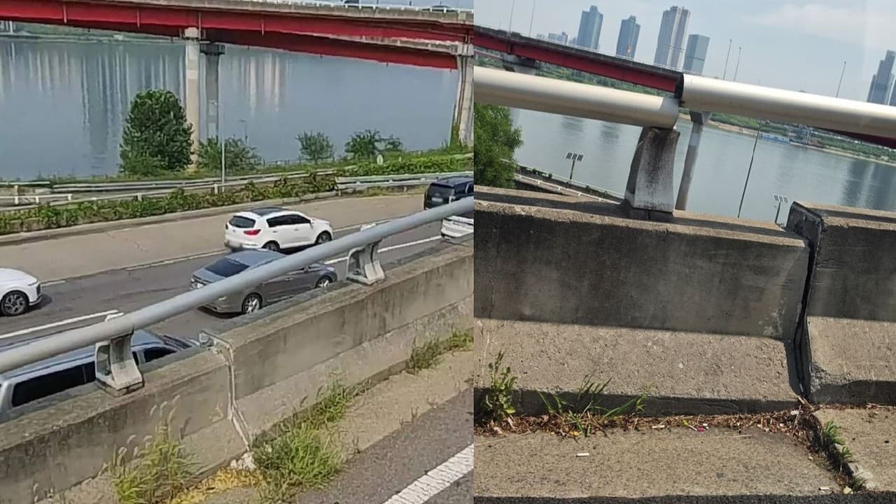 [단독] “1㎝만 어긋나도 문제” 라는데…성수대교 진입램프 9㎝ 단차  | 중앙일보